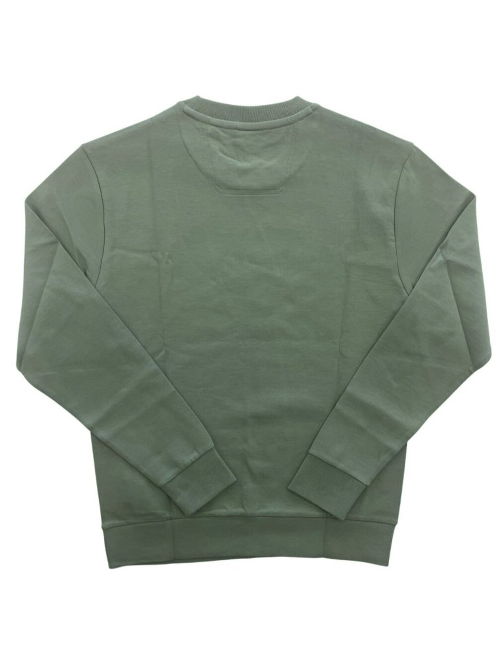 Hugo Boss Salbo Sweatshirt Crewneck Green Cotton Blend Logo Print Men's Sz S NEW - Picture 2 of 7